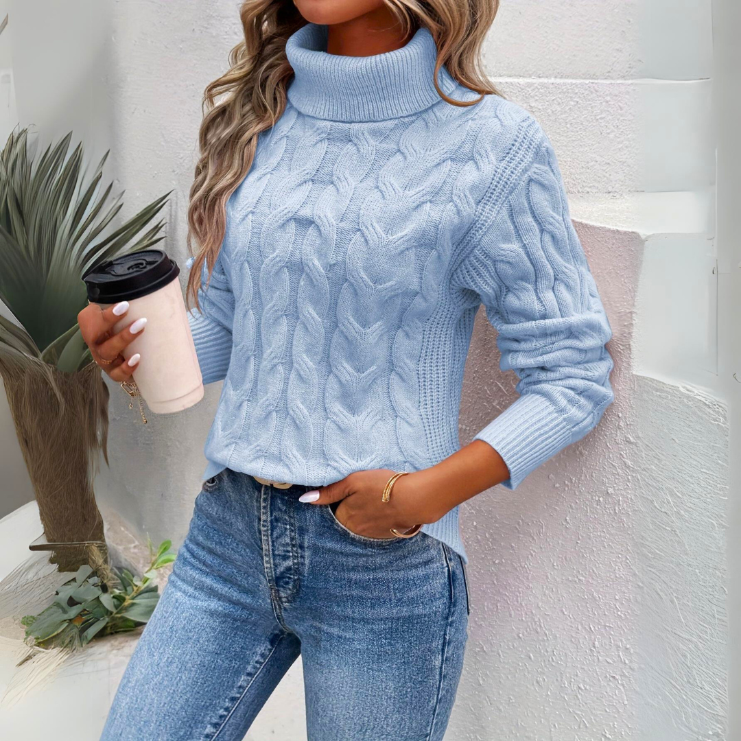Isla | Varm strikket turtleneck