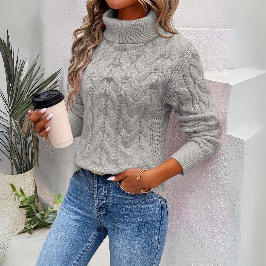 Isla | Varm strikket turtleneck